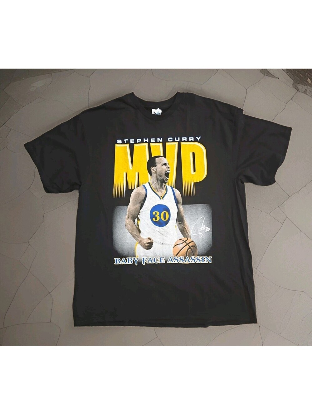 Delta Stephen Curry MVP Baby Face Assassin Double-Sided Tee Black XL